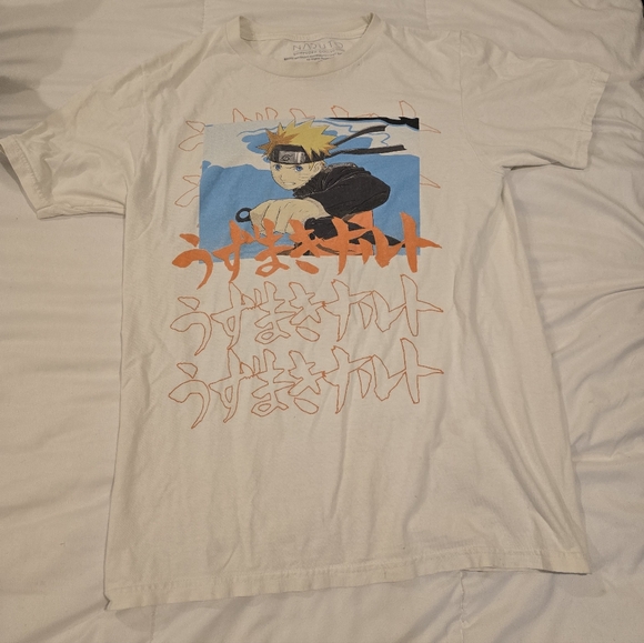 Shippuden Collection Mens Narutos Graphic T-Shirt White Size Small - Picture 2 of 8